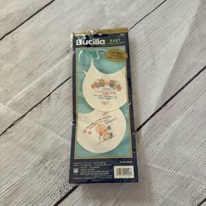 Bucilla Baby Counted Cross Stitch Kit with Blue Accents
